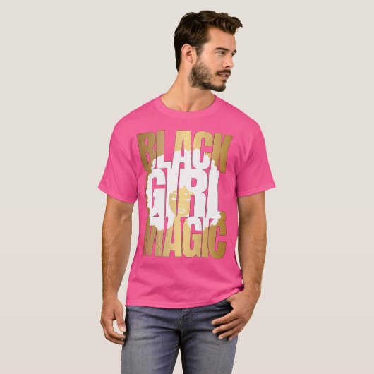 Black Girl Magic Tシャツ (正面フル)
