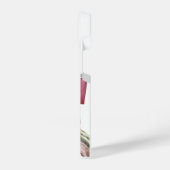 Black Girl Reading Books Illustration iPhoneケース (左側面)