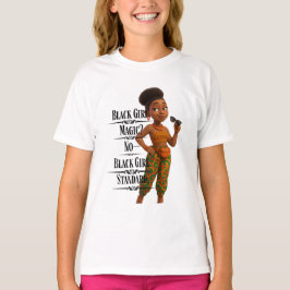 Black Girl Standard,Afro Modern,Pixarstyle 3d Tシャツ