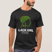 Black Girl Vibe  Magic Melanin Queen African Ameri Tシャツ (正面)