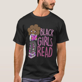 Black Girls Read Educated Melanin Queens Tシャツ