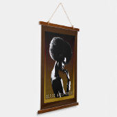 Black Girls Rock — Empowerment 吊り下げ型タペストリー (傾斜あり)