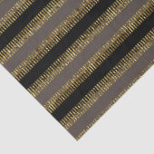 Black Glittery Gold Stripes  薄葉紙 (詳細)