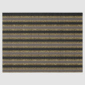 Black Glittery Gold Stripes  薄葉紙 (正面)