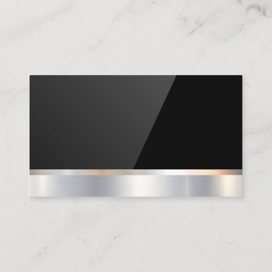 Black Gloss | Builder Tools | General Contractor 名刺 (裏面)