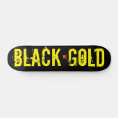 BLACK GOLD スケートボード 7¾" デッキ (横)