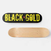 BLACK GOLD スケートボード 7¾" デッキ (横)