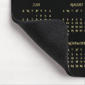 Black Gold 2026 Full Year Calendar Home Office マウスパッド (コーナー)