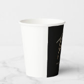 Black & Gold 30th Birthday Party Paper Cups 紙コップ (右)