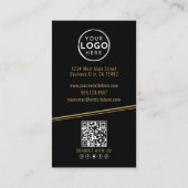 Black Gold Chic Real Estate 名刺 (裏面)