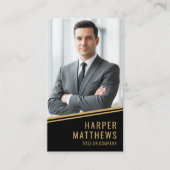 Black Gold Chic Real Estate 名刺 (正面)