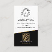 Black Gold Chic Real Estate 名刺 (裏面)