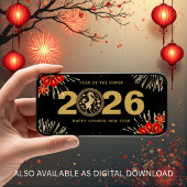Black Gold Chinese New Year of the Horse シーズンカード