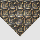 Black Gold Christmas Pattern#15 ID1009 薄葉紙 (詳細)
