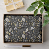 Black Gold Christmas Pattern#18 ID1009 薄葉紙 (ギフト)