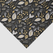 Black Gold Christmas Pattern#18 ID1009 薄葉紙 (詳細)