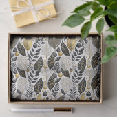 Black Gold Christmas Pattern#21 ID1009 薄葉紙 (ギフト)