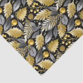 Black Gold Christmas Pattern#22 ID1009 薄葉紙 (詳細)
