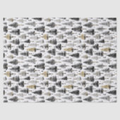 Black Gold Christmas Pattern#26 ID1009 薄葉紙 (正面)