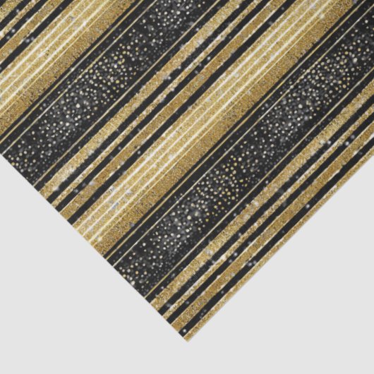 Black Gold Christmas Pattern#28 ID1009 薄葉紙 (詳細)