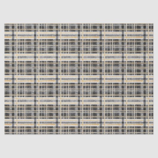 Black Gold Christmas Pattern#2 ID1009 薄葉紙 (正面)
