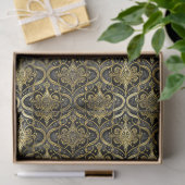 Black Gold Christmas Pattern#30 ID1009 薄葉紙 (ギフト)