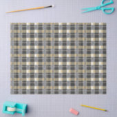 Black Gold Christmas Pattern#7 ID1009 薄葉紙 (クラフト)