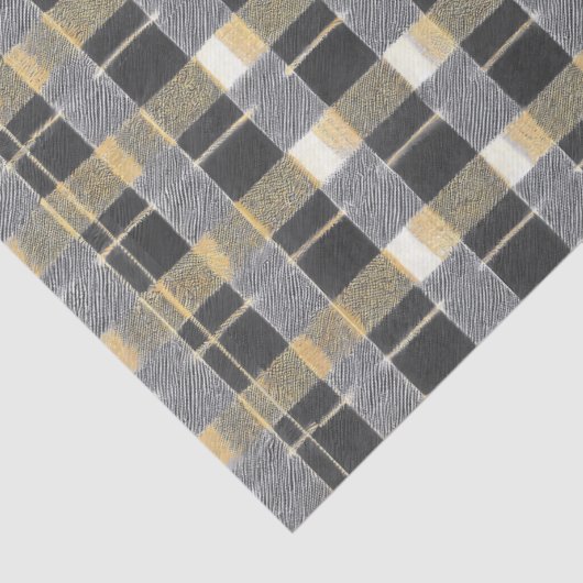 Black Gold Christmas Pattern#7 ID1009 薄葉紙 (詳細)