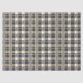 Black Gold Christmas Pattern#7 ID1009 薄葉紙 (正面)