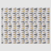 Black Gold Christmas Pattern#9 ID1009 薄葉紙 (正面)