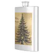 Black Gold Christmas Tree フラスク (左)