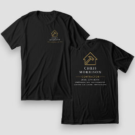Black Gold Contractor Home Repair トライブレンドＴシャツ