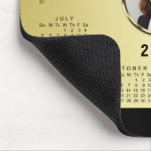 Black & gold design, Logo or Photo in gold circle, マウスパッド (コーナー)