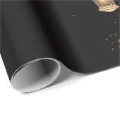 Black/Gold Eid Wrapping Paper ラッピングペーパー (ロールコーナー)