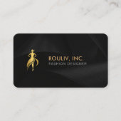 Black Gold Elegant Fashion Designer Boutique  名刺 (正面)