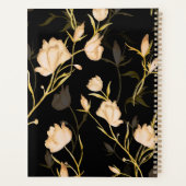 Black Gold Floral Elegance Trendy 2026  planner プランナー手帳 (裏面)