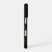 Black Gold Geometric iPhone 16ケース (右側面)