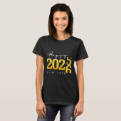 Black Gold Happy New Year 2026 New Years Eve Party Tシャツ (正面フル)