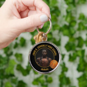 Black Gold High School Basketball Player Photo キーホルダー (手)