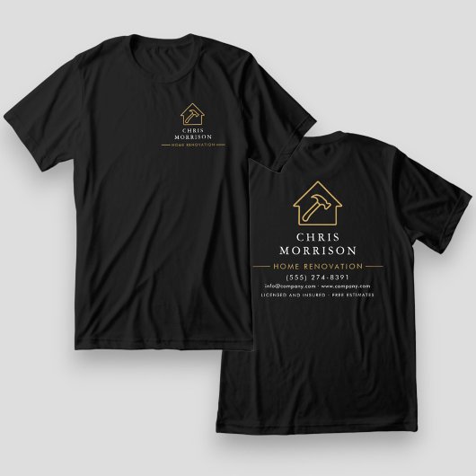 Black Gold Home Renovation Repair トライブレンドＴシャツ