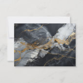 Black Gold Luxury Aesthetic サンキューカード (裏面)