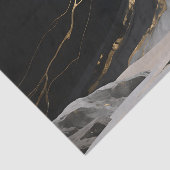 Black Gold Marble Landscape 薄葉紙 (詳細)