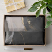 Black Gold Marble Landscape 薄葉紙 (ギフト)