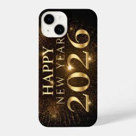 black gold new year phone case iPhone 14ケース