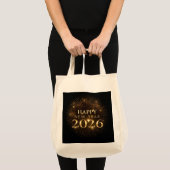 black gold new year tote bag トートバッグ (正面(商品))