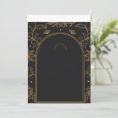 Black & Gold New Year's Eve Invitation an  招待状 (スタンド正面)