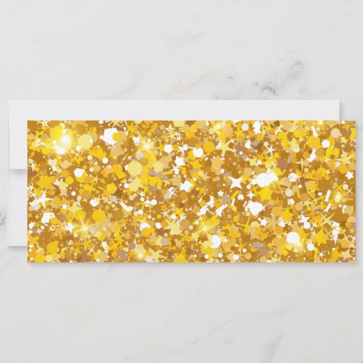 Black & Gold Party Ticket 招待状 (裏面)