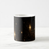 Black Gold Star Mug | Elegant Sparkle Coffee Cup コーヒーマグカップ (中央)