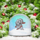 Black Goldendoodle DoodleMoji  (クリスマス)