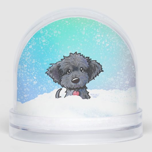 Black Goldendoodle Puppy  (正面)